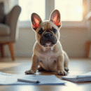 Chiot bulldog francais avec factures veterinaire