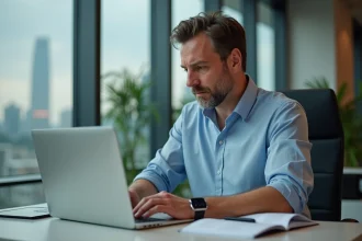 Conseiller aidant un salarié lors d'un processus d'outplacement